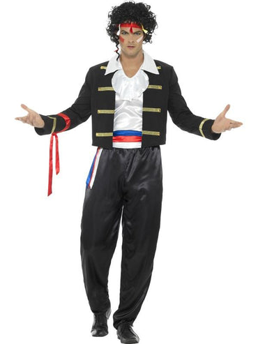 Mens Costume - 80s Adam Ant - Prince Charming - Party Savers