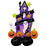 AirLoonz Halloween Haunted House SuperShape Balloon 88cm x 127cm Each