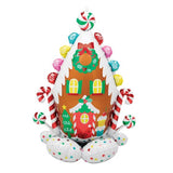 Gingerbread House AirLoonz Foil Balloon 81cm x 129cm Each