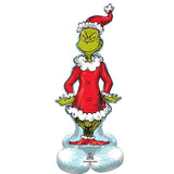 Dr. Seuss The Grinch AirLoonz Foil Balloon 66cm x 147cm Each