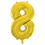 Number 0 Gold Foil Balloon 86cm - Party Savers