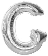 Letter T Silver Foil Balloon 86cm - Party Savers