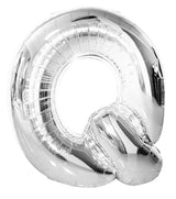 Letter N Silver Foil Balloon 86cm - Party Savers