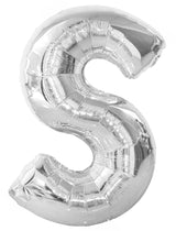 Letter O Silver Foil Balloon 86cm - Party Savers