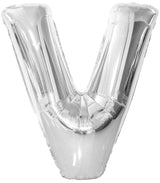 Letter N Silver Foil Balloon 86cm - Party Savers