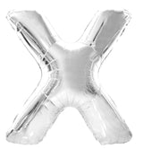 Letter N Silver Foil Balloon 86cm - Party Savers