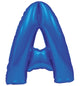 Letter P Royal Blue Foil Balloon 86cm - Party Savers