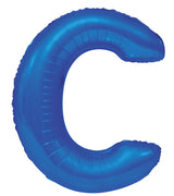 Letter M Royal Blue Foil Balloon 86cm - Party Savers