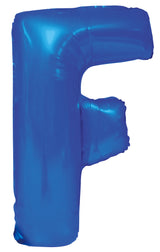 Letter P Royal Blue Foil Balloon 86cm - Party Savers