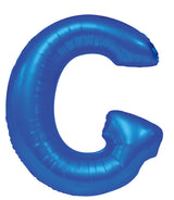 Letter N Royal Blue Foil Balloon 86cm - Party Savers