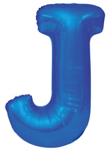 Letter M Royal Blue Foil Balloon 86cm - Party Savers