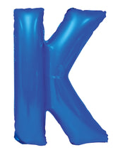 Letter P Royal Blue Foil Balloon 86cm - Party Savers