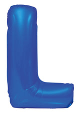 Letter M Royal Blue Foil Balloon 86cm - Party Savers