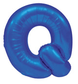 Letter P Royal Blue Foil Balloon 86cm - Party Savers