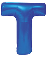 Letter M Royal Blue Foil Balloon 86cm - Party Savers