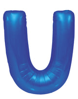 Letter N Royal Blue Foil Balloon 86cm - Party Savers