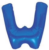 Letter M Royal Blue Foil Balloon 86cm - Party Savers