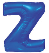 Letter P Royal Blue Foil Balloon 86cm - Party Savers