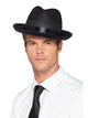 Black Men's Fedora Hat - Party Savers