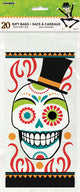 Day of the Dead Cello Bags 20pk