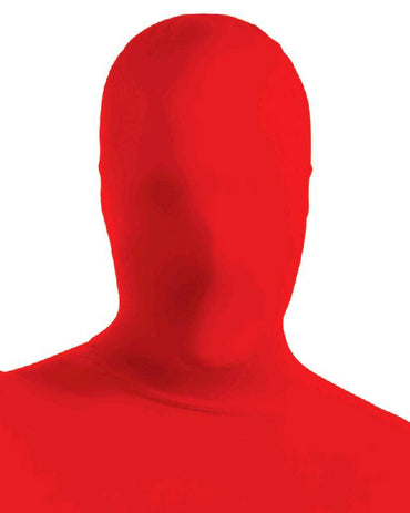 2Nd Skin Face Mask Red Adult - Party Savers