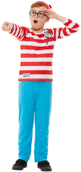 Boys Costume - Where's Wally? Deluxe Costume - Party Savers