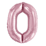 Number 2 Pastel Pink Foil Balloon 86cm - Party Savers