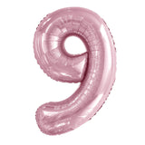 Number 6 Pastel Pink Foil Balloon 86cm - Party Savers