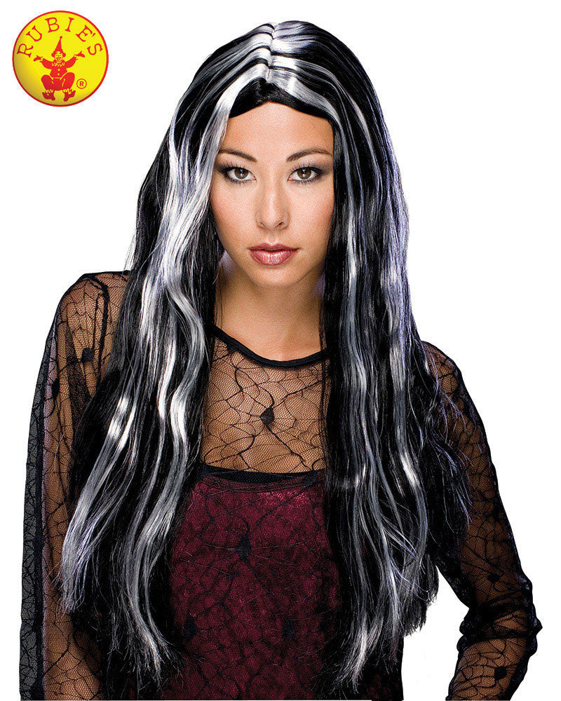 Witch Grey Streaked Wig Adult - Party Savers