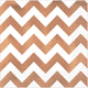 Rose Gold Premium Chevron Hot Stamped Lunch Napkins 33cm x 33cm 16pk