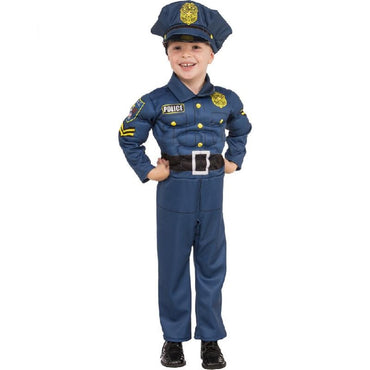 Boys Costume - Top Cop Deluxe Policeman - Party Savers