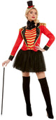 Deluxe Ringmaster Lady Costume UK Dress 8-10 - Party Savers