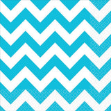 Chevron Lunch Napkins 33cm x 33cm 16pk