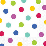 Dots Lunch Napkins 33cm x 33cm 16pk