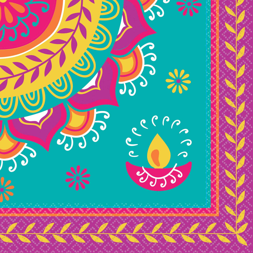 Diwali Lunch Napkins 16Pk