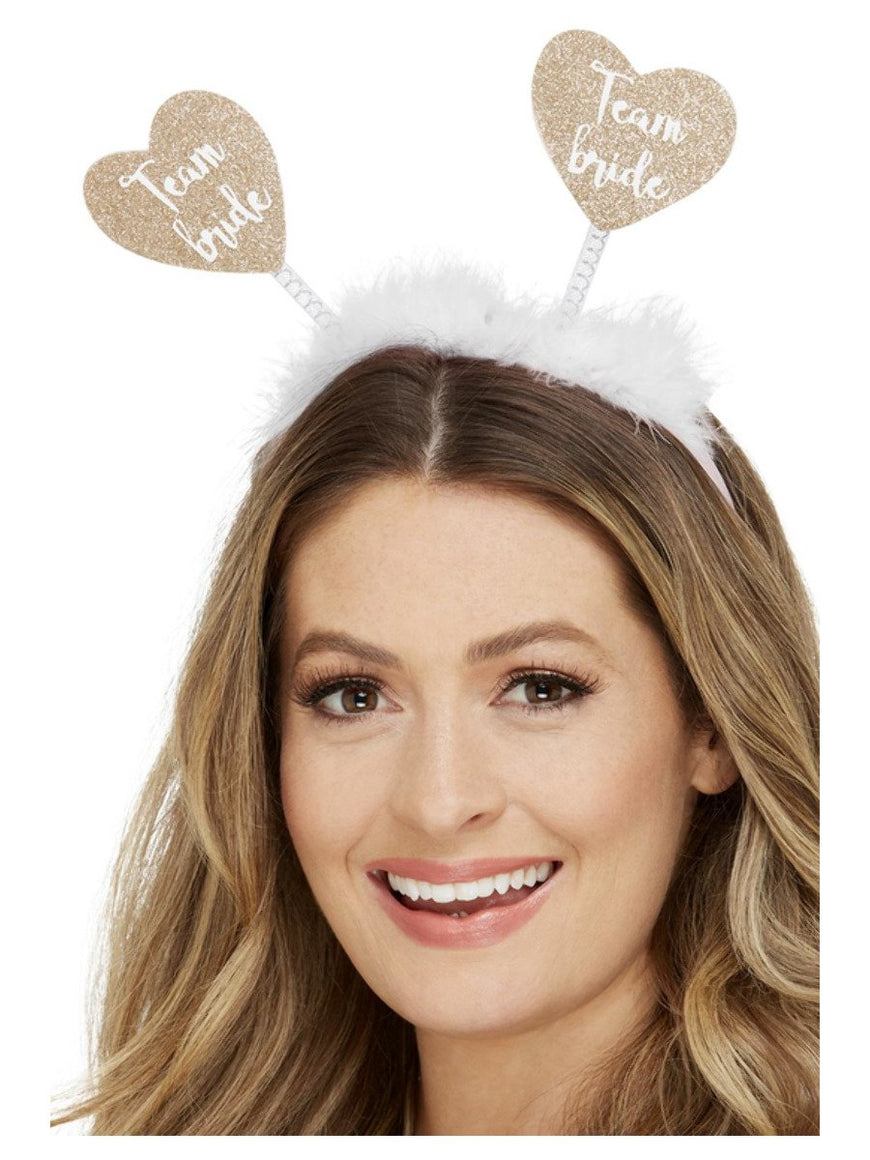 Team Bride Heart Boppers each