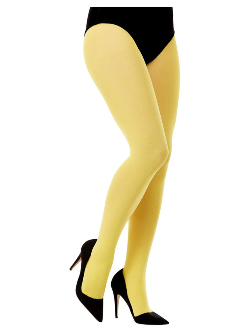 Yellow Opaque Tights