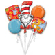 Dr. Seuss Balloon Bouquet 5pk - Party Savers