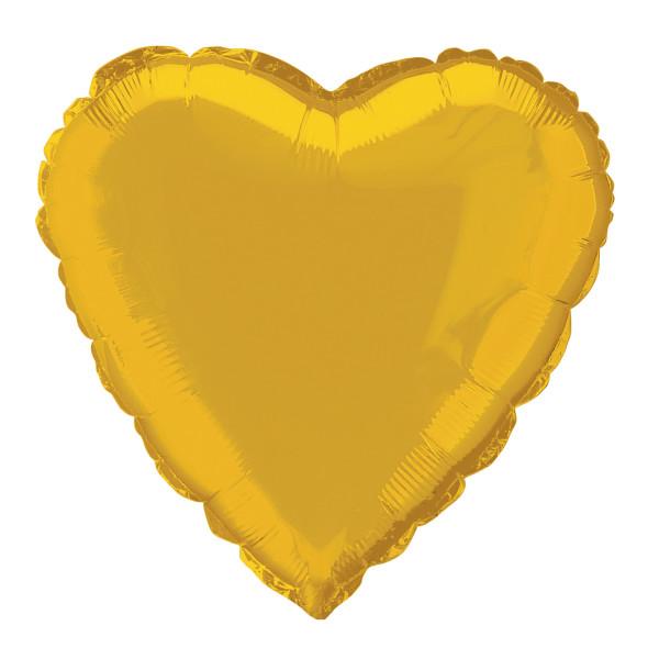 White Heart Foil Balloon 45cm - Party Savers