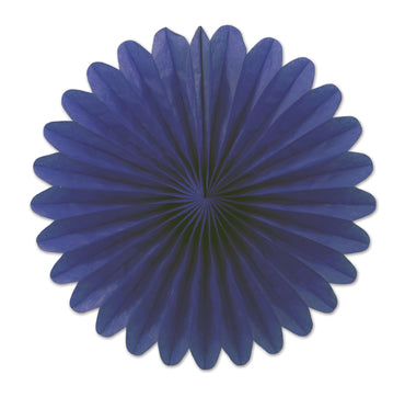 Blue Mini Tissue Fans 6in 6pk