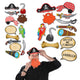 Pirate Photo Fun Signs 12pk - Party Savers