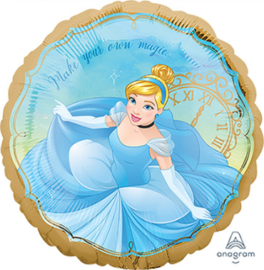 Cinderella Once Upon A Time  Standard Foil Balloon 45cm - Party Savers