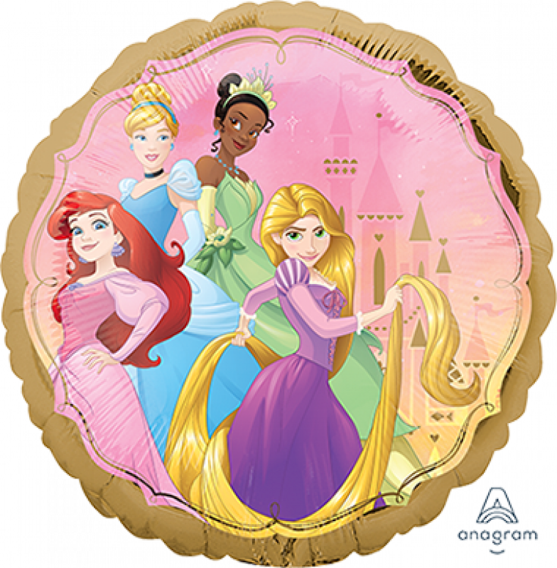 Disney Princesses Once Upon A Time Foil Balloon 45cm - Party Savers