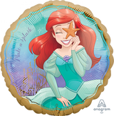 Ariel Mermaid Once Upon A Time Standard Foil Balloon 45cm - Party Savers