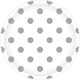 Dots Round Paper Plates 23cm 8pk