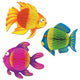 Color-Brite Tropical Fish 8in x 6in Each