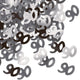 Black Glitz 90th Birthday Confetti 14gms - Party Savers