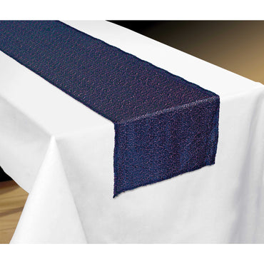 Sparkling Sapphire Table Runner Fabric - Party Savers