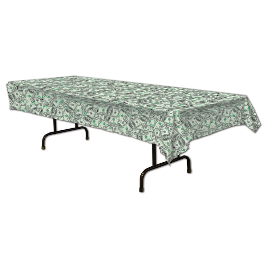 Big Bucks Tablecover 137cm x 274 - Party Savers