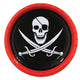 Pirate Plates 23cm 8pk - Party Savers